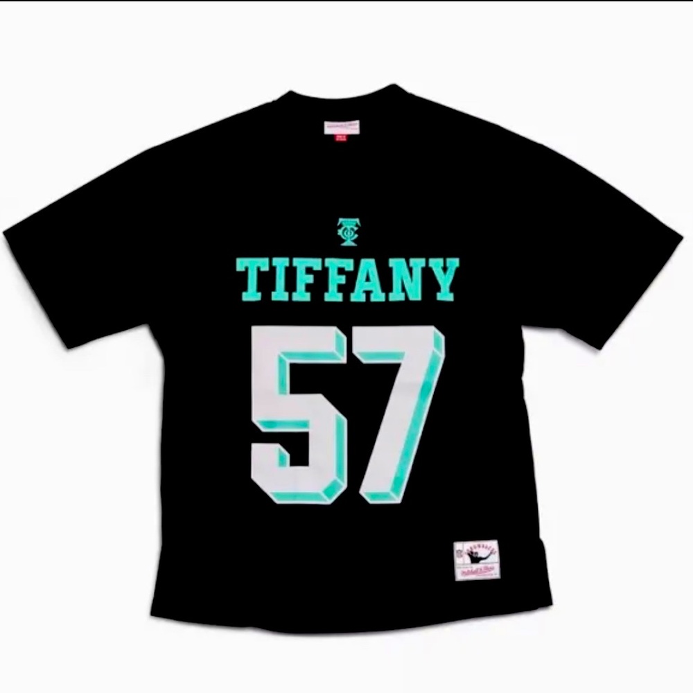 Tiffany x NFL x Mitchell & Ness
Football Jersey Tiffany Blue Womens Large